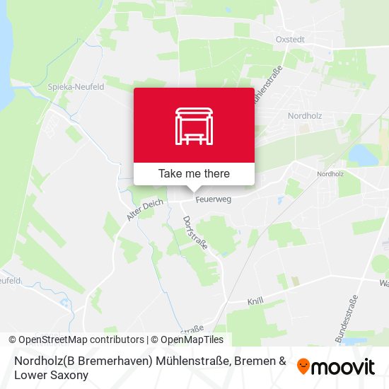 Nordholz(B Bremerhaven) Mühlenstraße map