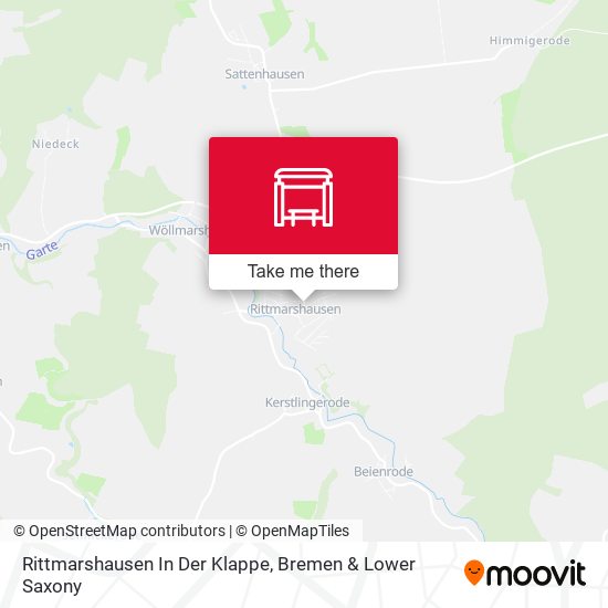 Rittmarshausen In Der Klappe map