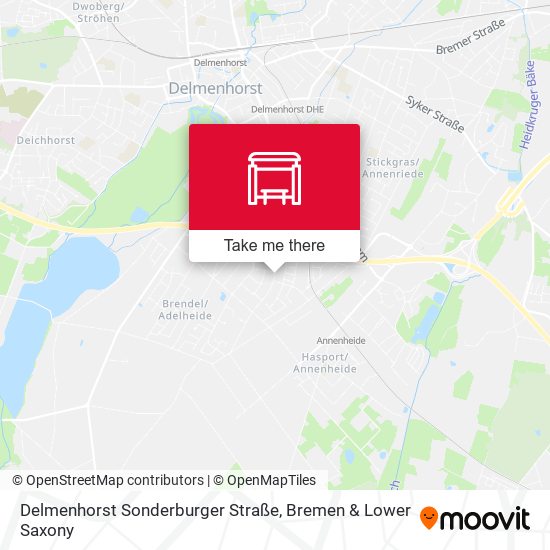 Delmenhorst Sonderburger Straße map