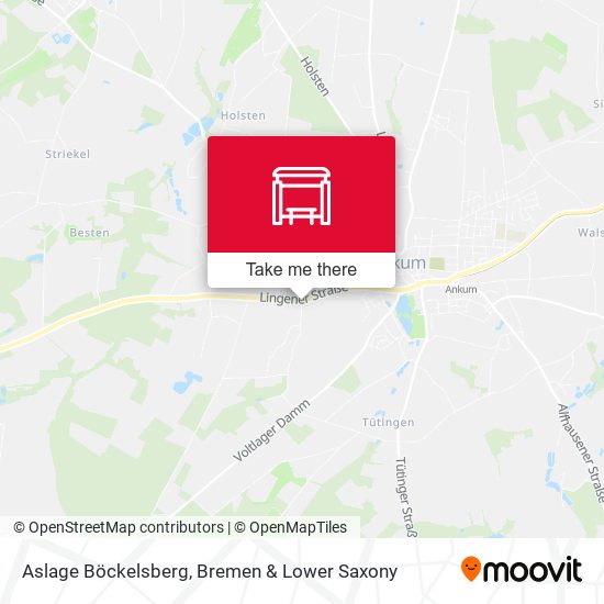 Aslage Böckelsberg map