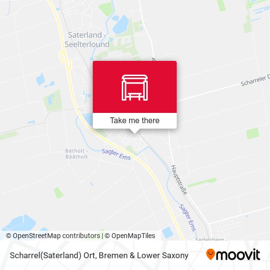 Scharrel(Saterland) Ort map