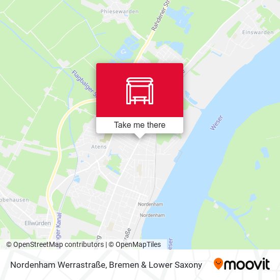 Nordenham Werrastraße map