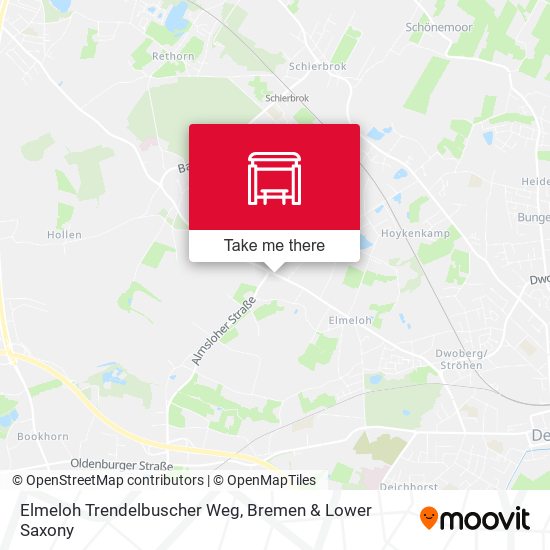 Elmeloh Trendelbuscher Weg map