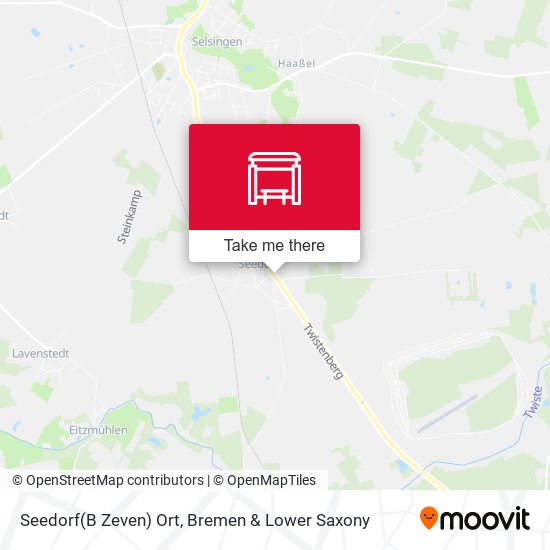 Seedorf(B Zeven) Ort map