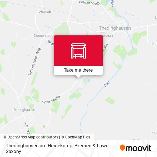 Thedinghausen am Heidekamp map