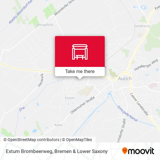 Extum Brombeerweg map