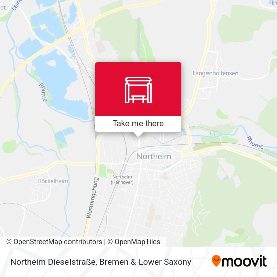 Northeim Dieselstraße map