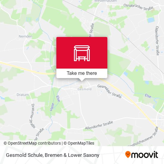 Gesmold Schule map