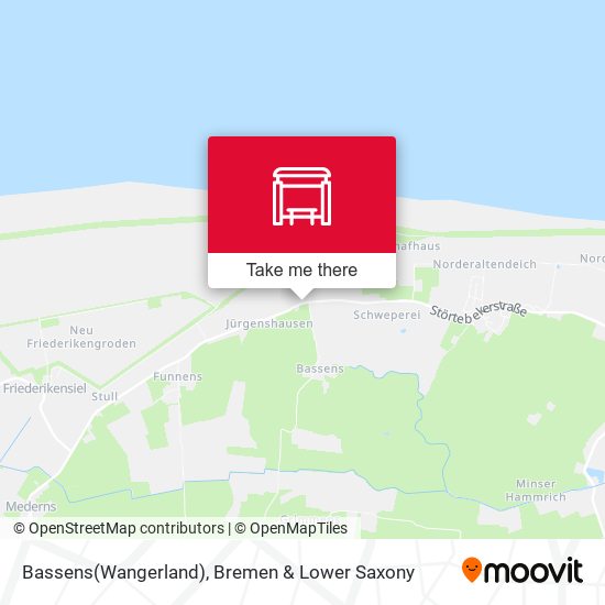 Bassens(Wangerland) map