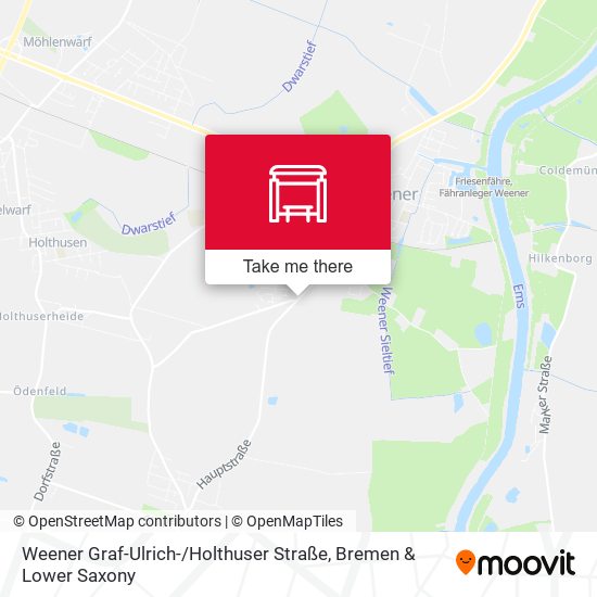 Weener Graf-Ulrich- / Holthuser Straße map