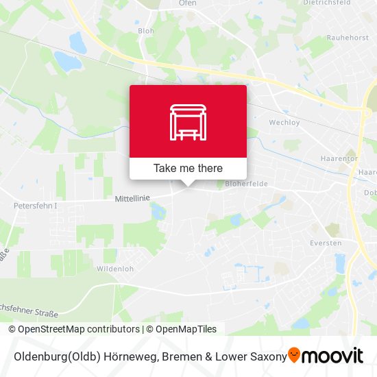 Oldenburg(Oldb) Hörneweg map