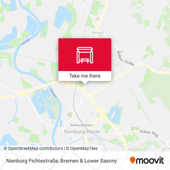 Nienburg Fichtestraße map