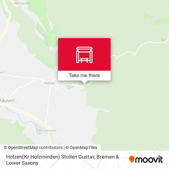 Holzen(Kr Holzminden) Stollen Gustav map
