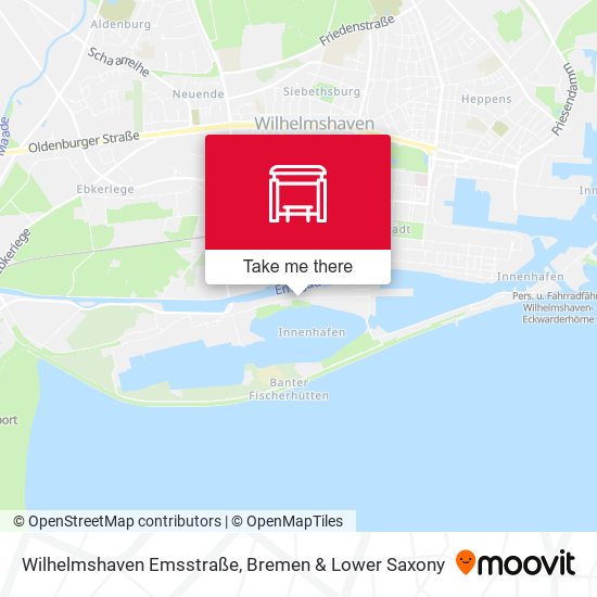 Wilhelmshaven Emsstraße map