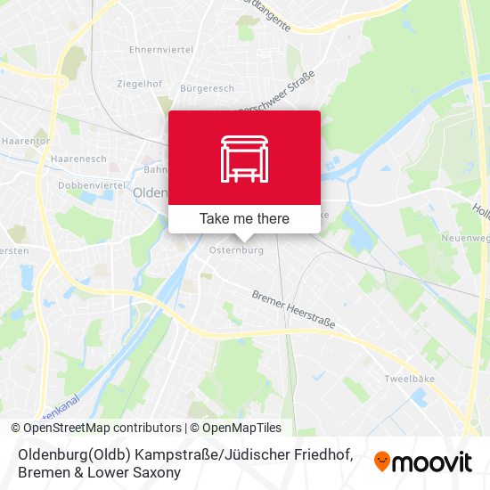 Oldenburg(Oldb) Kampstraße / Jüdischer Friedhof map