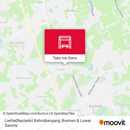 Liethe(Rastede) Bahnübergang map