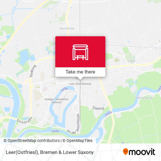 Leer(Ostfriesl) map