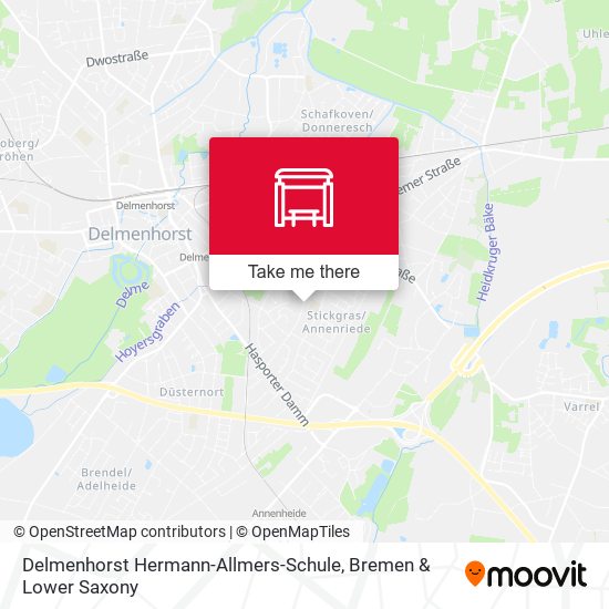 Delmenhorst Hermann-Allmers-Schule map