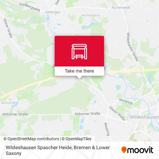 Wildeshausen Spascher Heide map