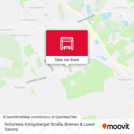 Schortens Königsberger Straße map