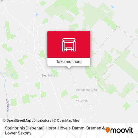 Steinbrink(Diepenau) Horst-Hövels-Damm map