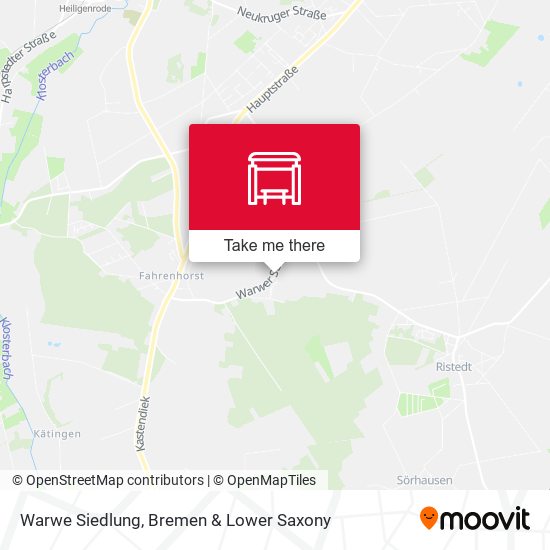 Warwe Siedlung map