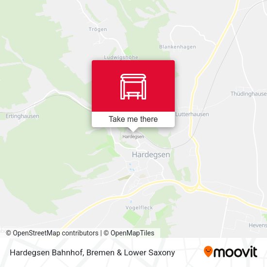 Hardegsen Bahnhof map