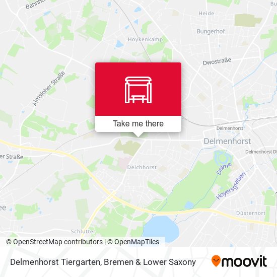 Delmenhorst Tiergarten map