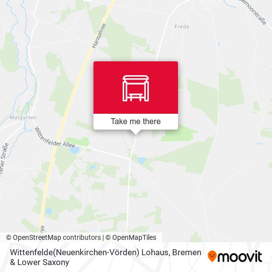 Wittenfelde(Neuenkirchen-Vörden) Lohaus map