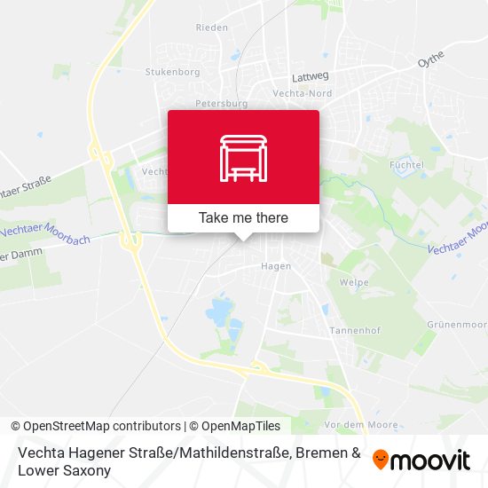 Vechta Hagener Straße / Mathildenstraße map