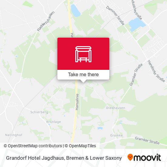 Grandorf Hotel Jagdhaus map
