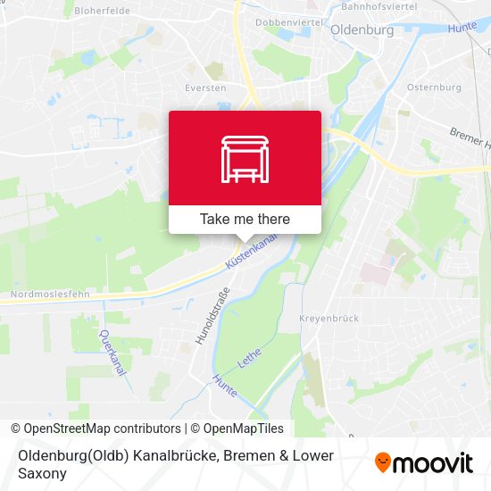 Oldenburg(Oldb) Kanalbrücke map