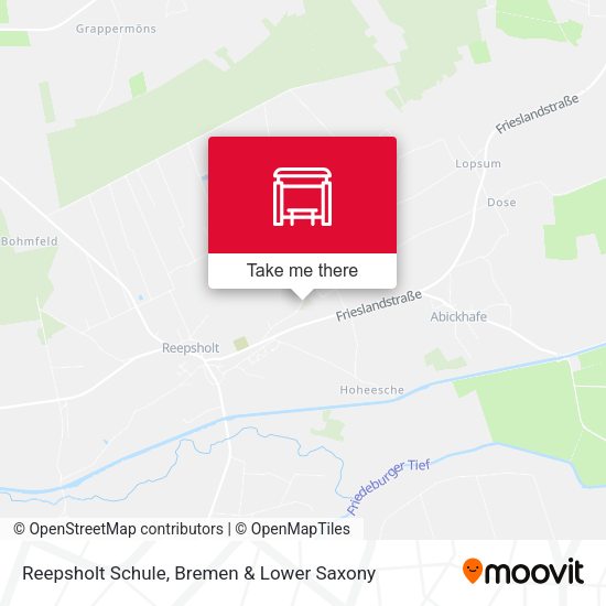 Reepsholt Schule map