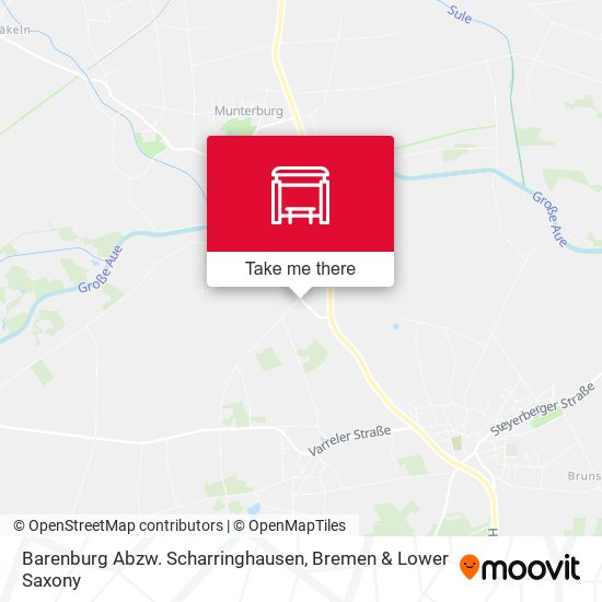 Barenburg Abzw. Scharringhausen map