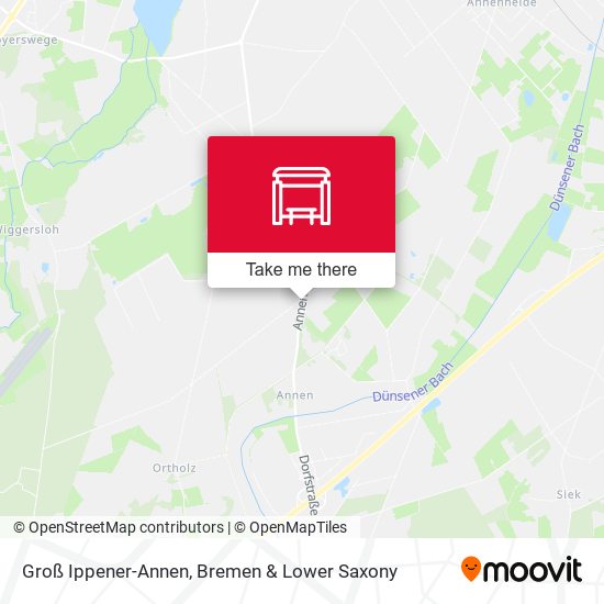 Groß Ippener-Annen map