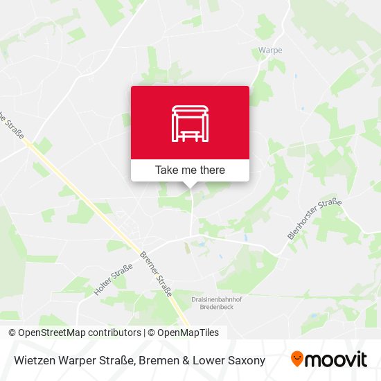 Wietzen Warper Straße map