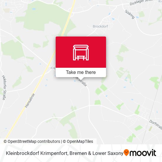 Kleinbrockdorf Krimpenfort map