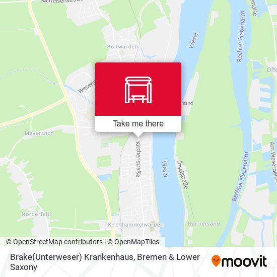Brake(Unterweser) Krankenhaus map