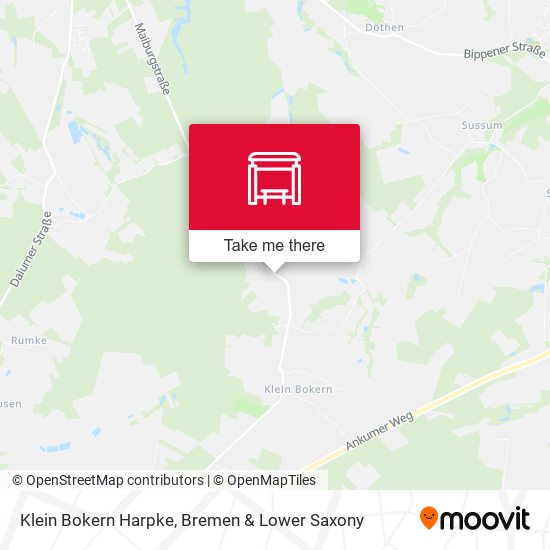 Klein Bokern Harpke map