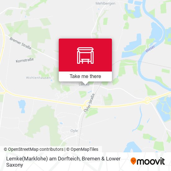 Lemke(Marklohe) am Dorfteich map