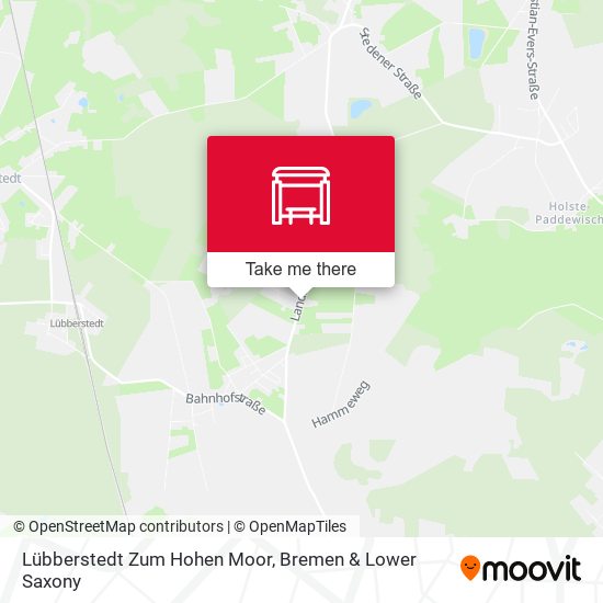 Lübberstedt Zum Hohen Moor map