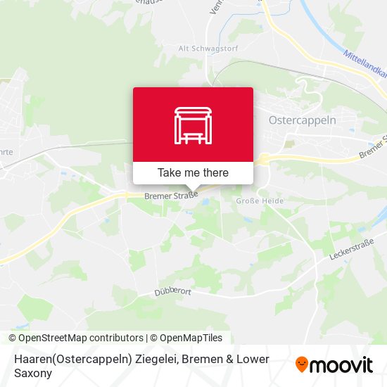 Haaren(Ostercappeln) Ziegelei map