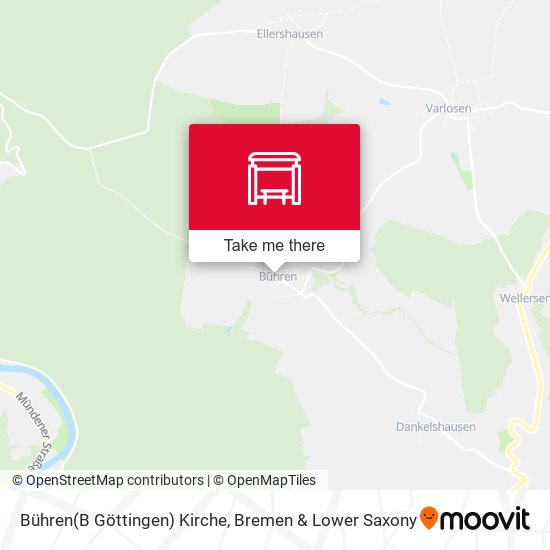 Bühren(B Göttingen) Kirche map
