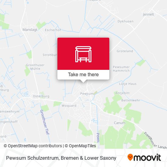 Pewsum Schulzentrum map