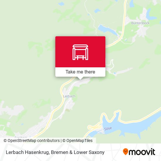 Lerbach Hasenkrug map