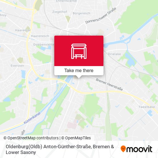 Oldenburg(Oldb) Anton-Günther-Straße map