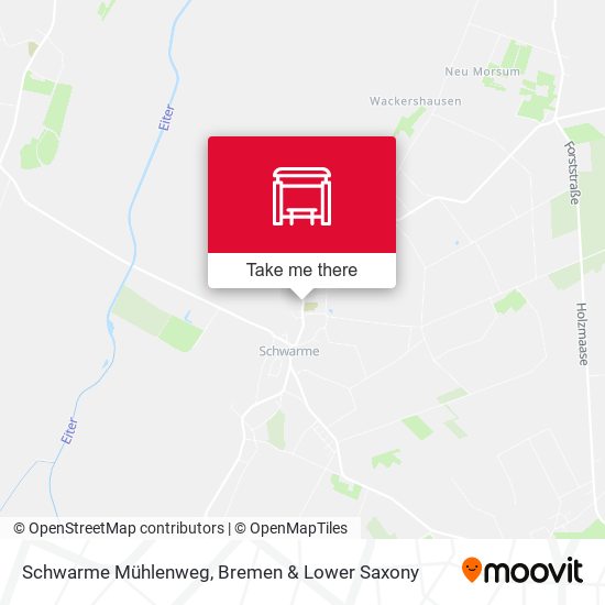 Schwarme Mühlenweg map