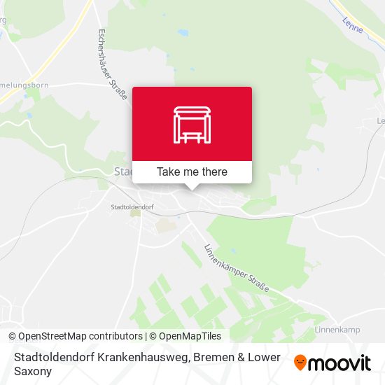 Stadtoldendorf Krankenhausweg map