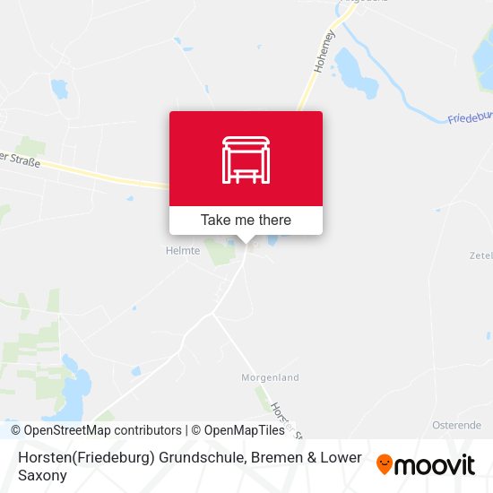 Horsten(Friedeburg) Grundschule map