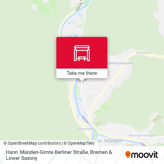 Hann. Münden-Gimte Berliner Straße map